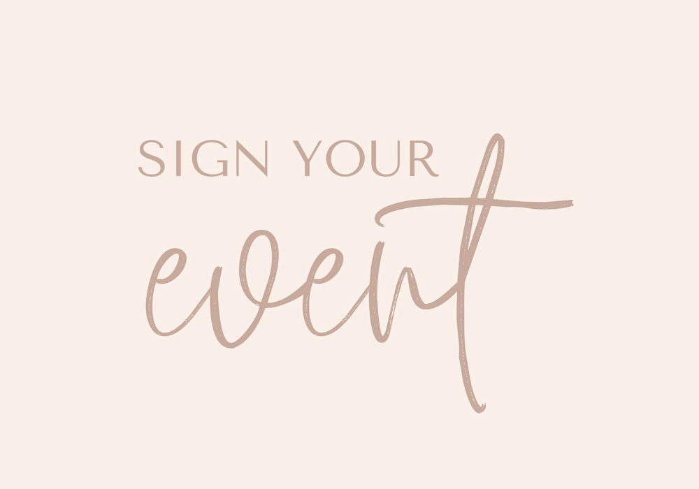 Sign Your Event Logo
