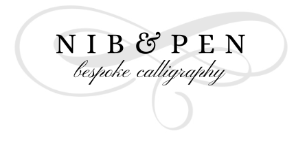 Nib and pen logo Nib and pen logo